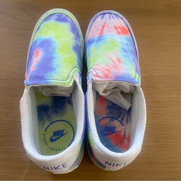 Nike Court Legacy Print Slip On, Tie-Dye, Women’s sz 6 - Picture 4 of 7